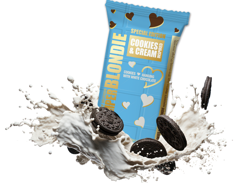 Bumper Blondie Cookies and Cream